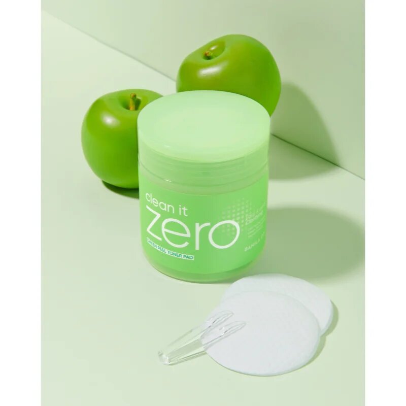 Banila Co. clean it zero Green Peel Toner Pad piling blazinice za obraz za mastno in problematično kožo 70 kos