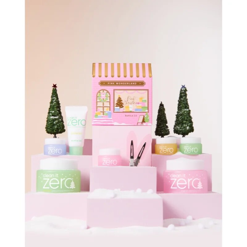 Banila Co. clean it zero Pink Wonderland Special Set božični darilni set za popolno čiščenje obraza