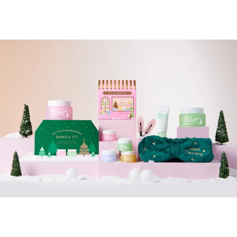 Banila Co. clean it zero Pink Wonderland Special Set božični darilni set za popolno čiščenje obraza