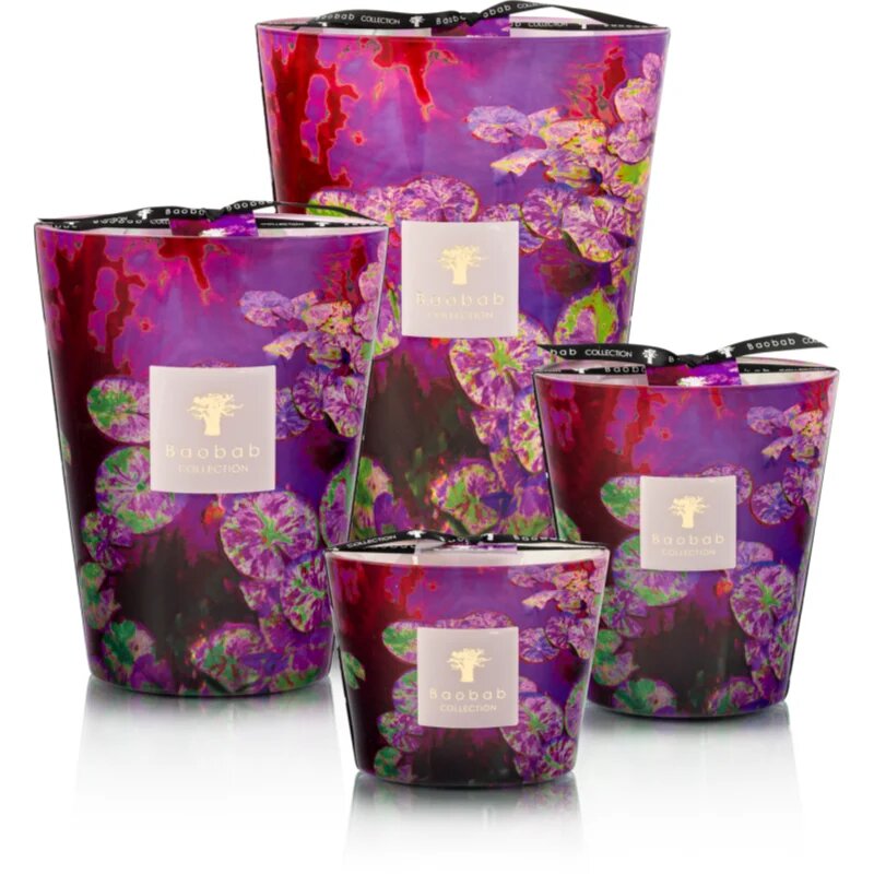 Baobab Collection Arty Flowers Water Lily dišeča sveča 500 g