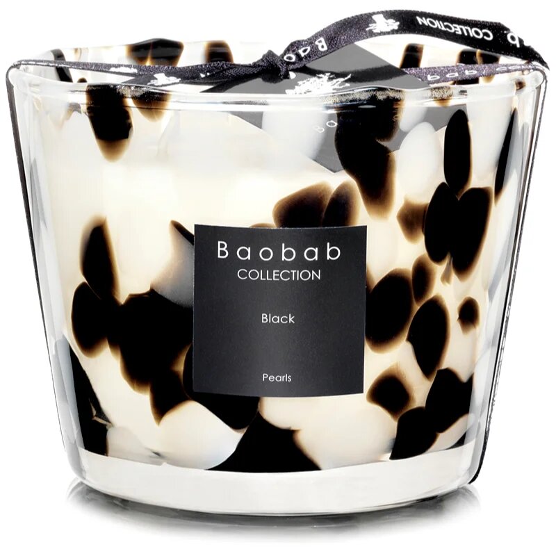 Baobab Collection Pearls Black dišeča sveča 500 g