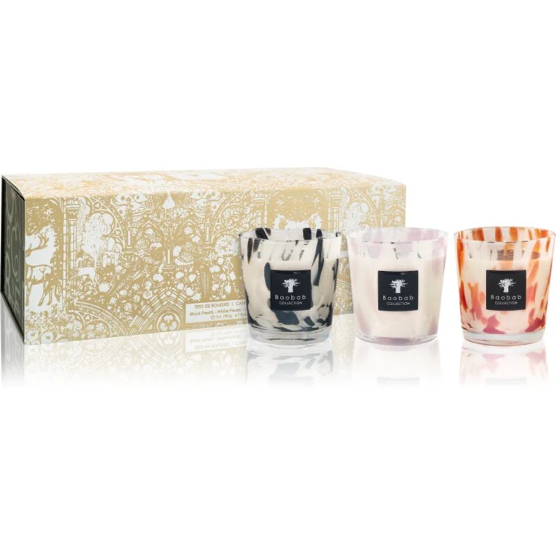 Baobab Collection Pearls Candle Trio darilni set