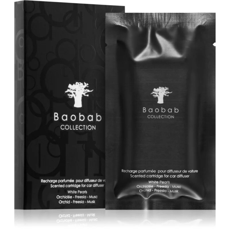 Baobab Collection Pearls White dišava za avto nadomestno polnilo 1 kos