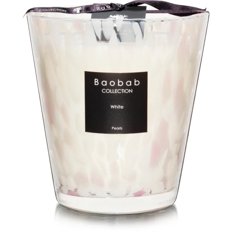 Baobab Collection Pearls White dišeča sveča 1000 g