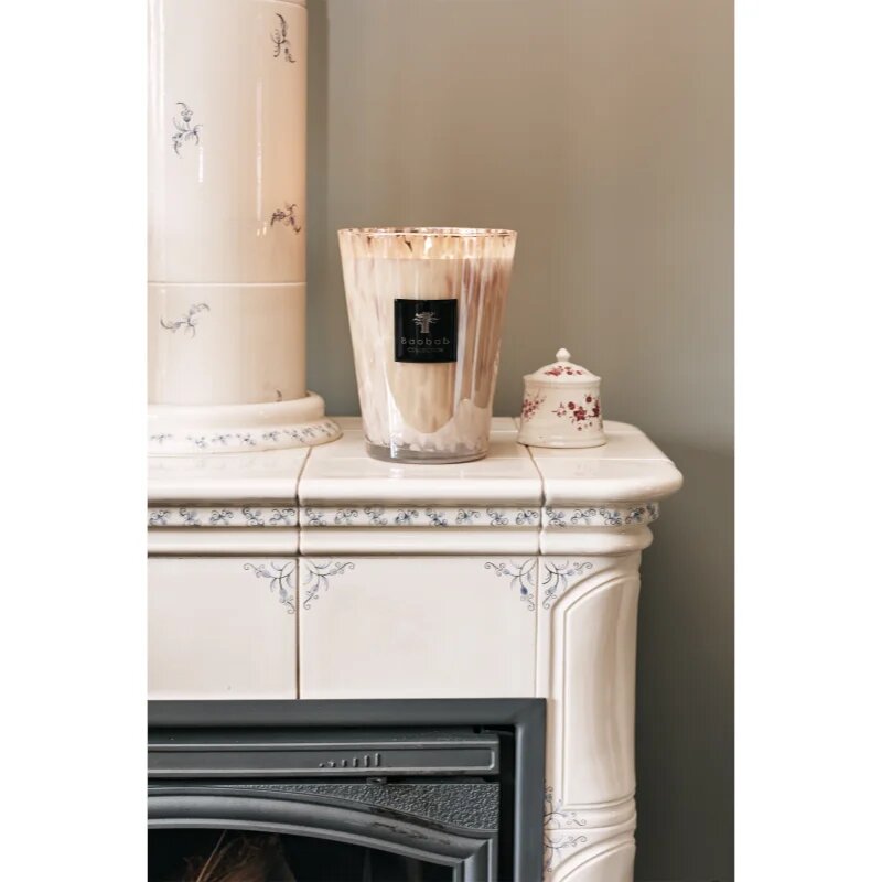 Baobab Collection Pearls White dišeča sveča 3000 g