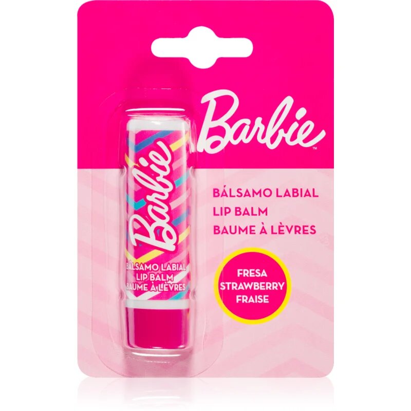 Barbie Lip Balm Strawberry balzam za ustnice z jagodnim okusom za otroke 4 g