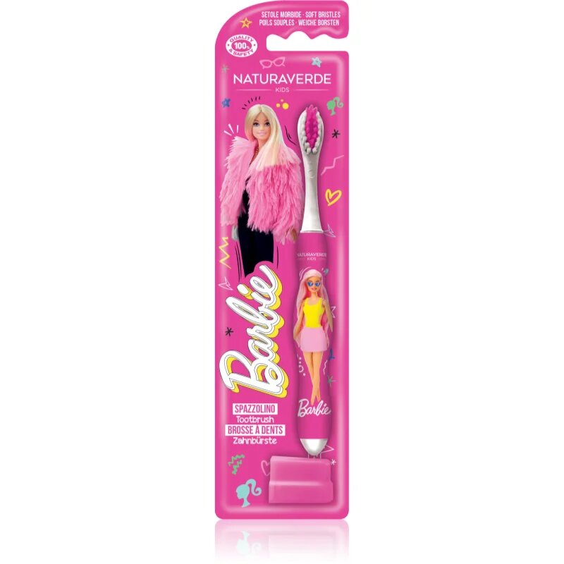 Barbie Naturaverde Kids zobna ščetka za otroke 1 kos