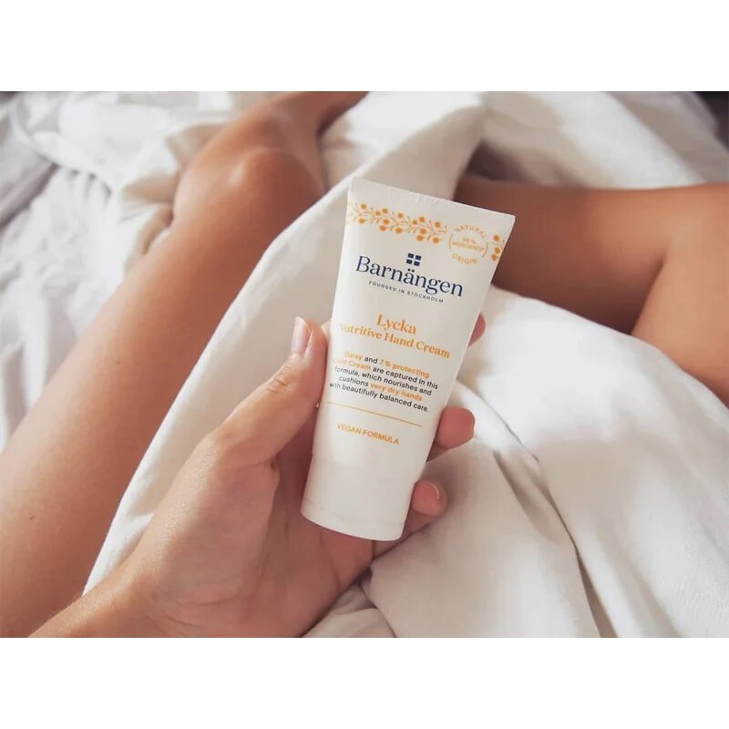 Barnängen Lycka hranilna krema za roke z vsebnostjo cold cream 75 ml