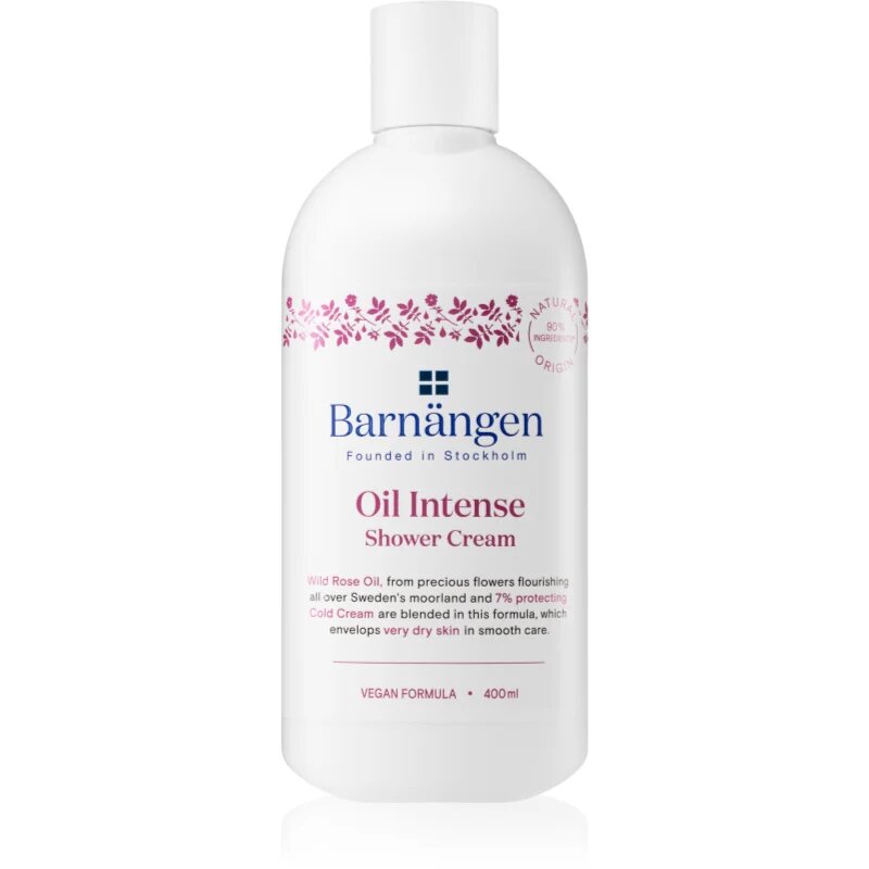 Barnängen Oil Intense nežna krema za prhanje za suho do zelo suho kožo 400 ml