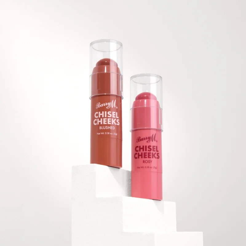Barry M Chisel Cheeks kremasto rdečilo v paličici duo balení 2x5 g