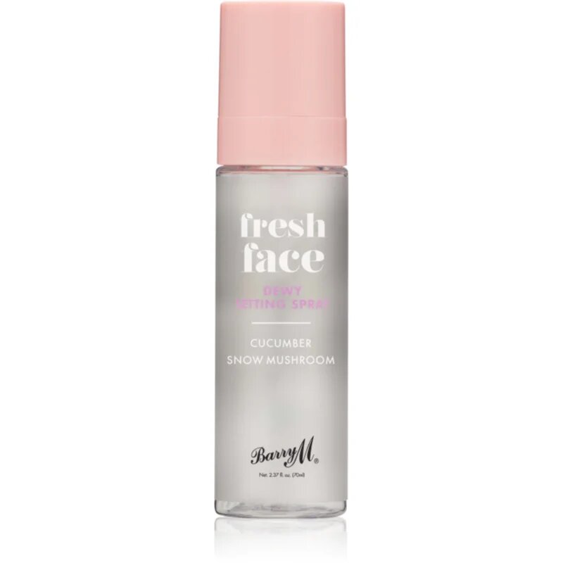 Barry M Fresh Face pršilo za fiksiranje Cucumber & Snow Mushroom 70 ml