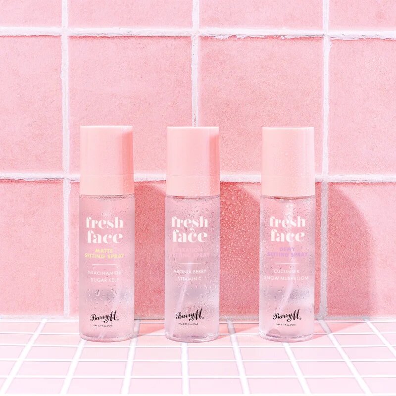Barry M Fresh Face pršilo za fiksiranje Cucumber & Snow Mushroom 70 ml
