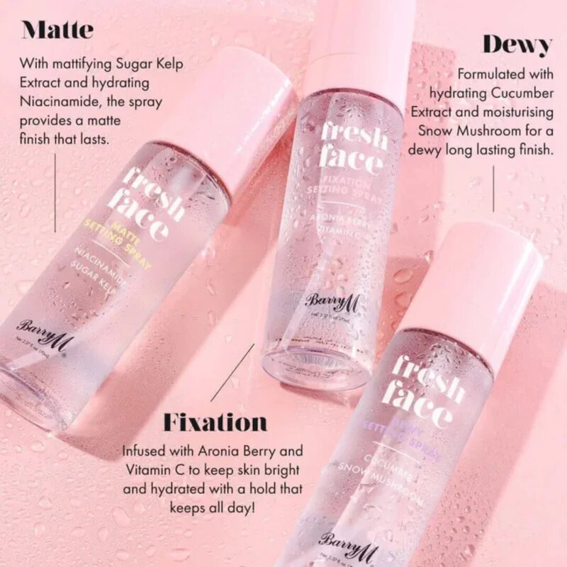 Barry M Fresh Face pršilo za fiksiranje make-upa Strong 70 ml