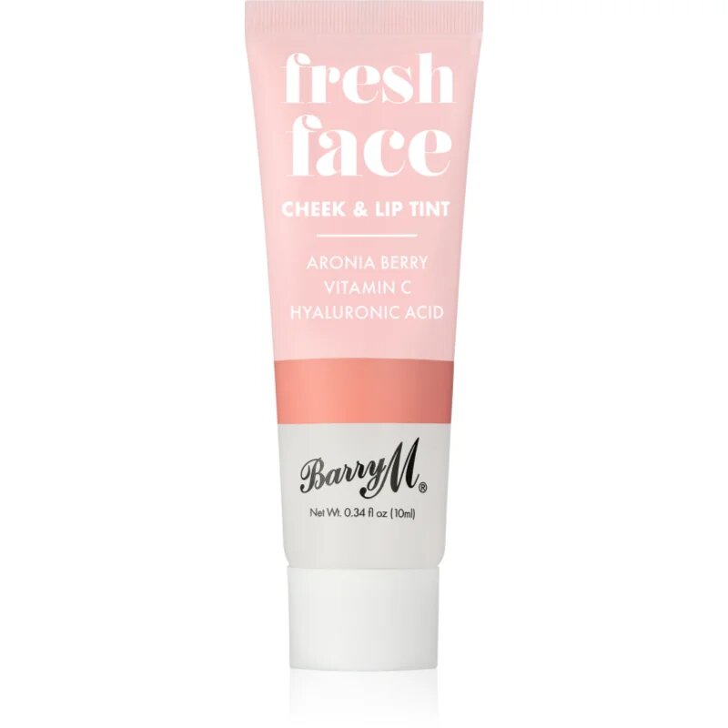 Barry M Fresh Face tekoče rdečilo in sijaj za ustnice odtenek Peach Glow 10 ml