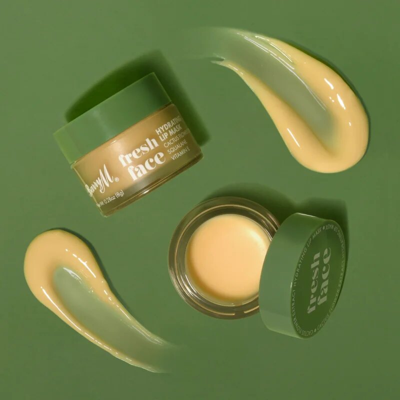 Barry M Fresh Face vlažilna maska za ustnice odtenek Cactus 8 g