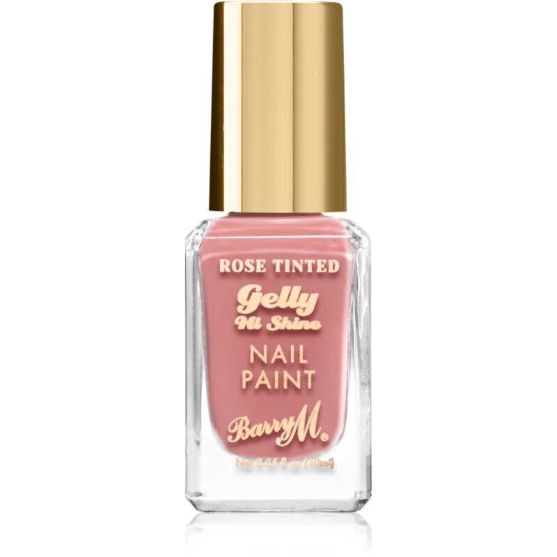 Barry M Gelly Hi Shine Rose Tinted lak za nohte odtenek Crushed 10 ml