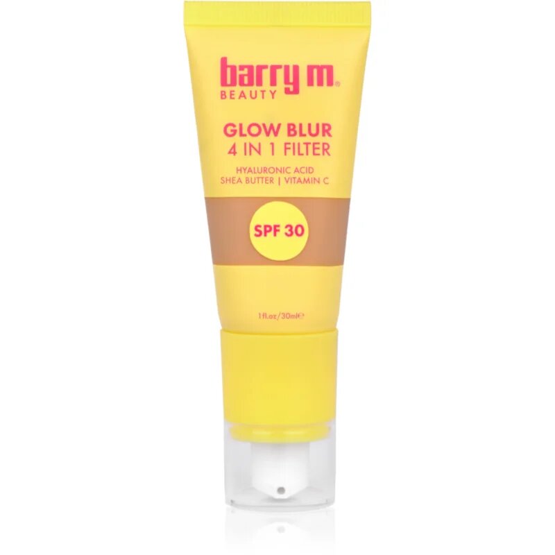 Barry M Glow Blur posvetlitvena podlaga SPF 30 odtenek Medium 30 ml