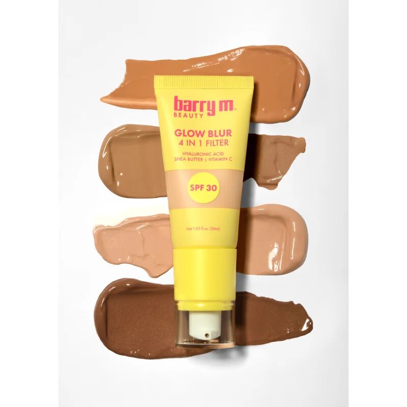 Barry M Glow Blur posvetlitvena podlaga SPF 30 odtenek Medium 30 ml