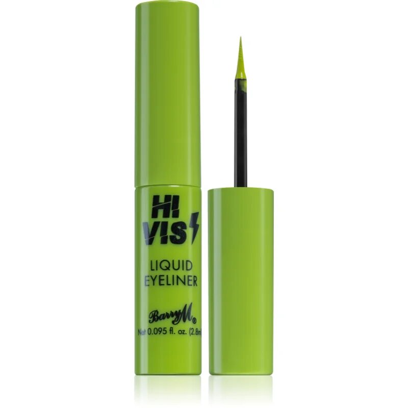 Barry M Hi Vis Neon tekoče črtalo za oči odtenek Green 28 ml