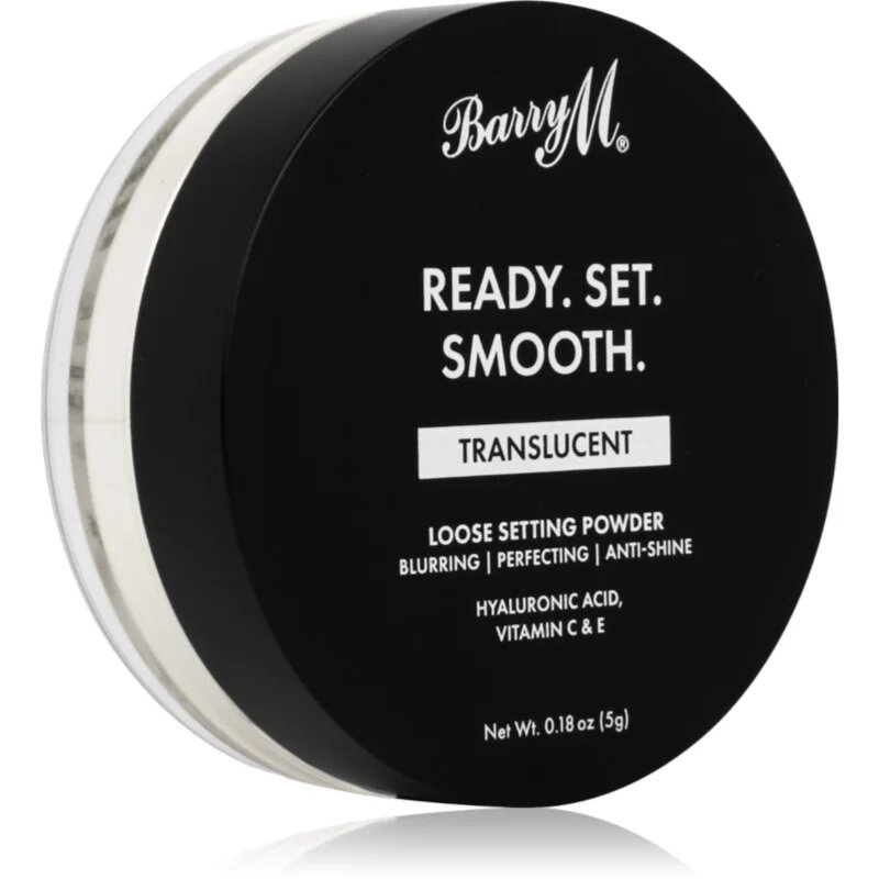 Barry M Ready Set Smooth matirajoč puder v prahu odtenek Translucent 5 g