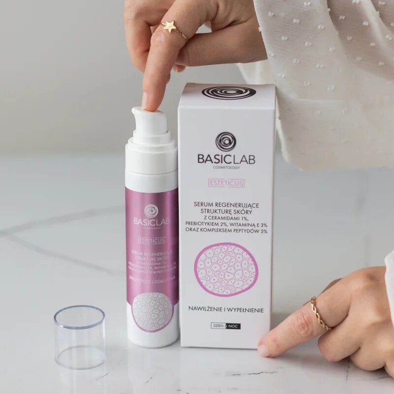 BasicLab Cosmetology Esteticus regeneracijski serum za obraz s ceramidi 50 ml