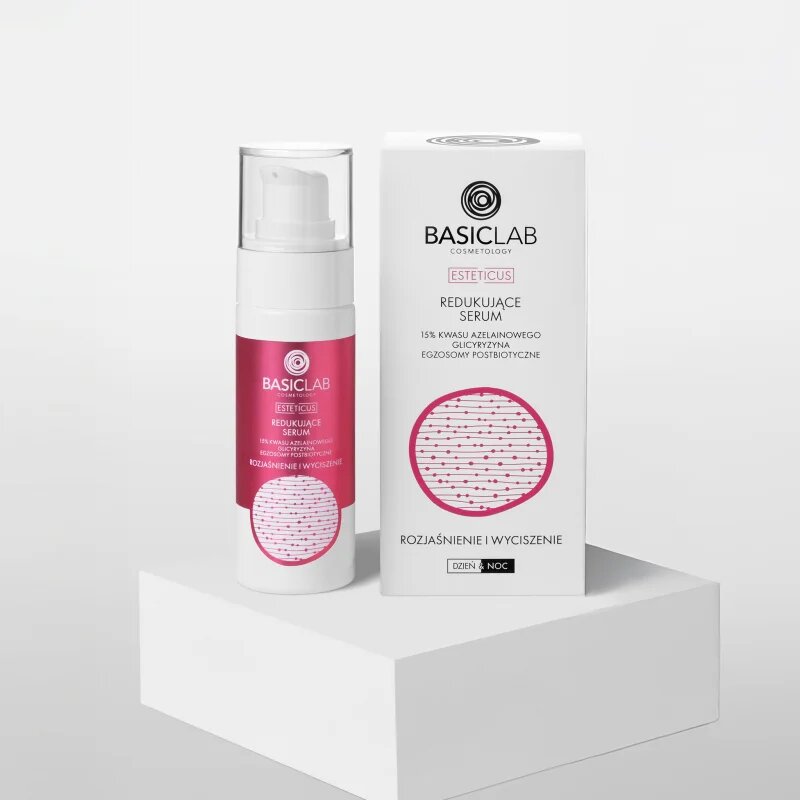 BasicLab Cosmetology Esteticus serum za zmanjšanje žilic in rdečice kože 15% Azelaic Acid 30 ml