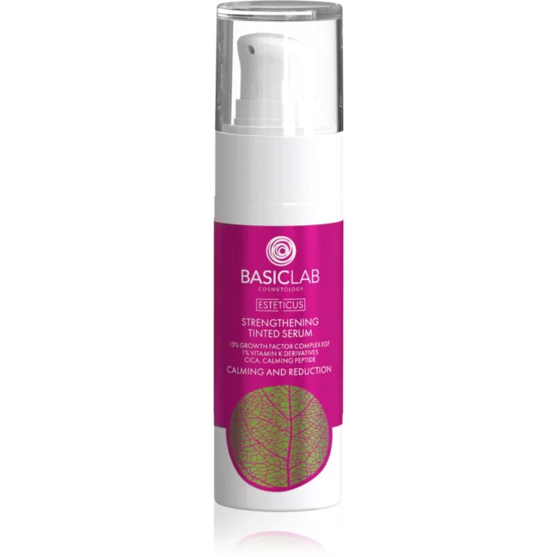 BasicLab Cosmetology Esteticus tonirani serum proti rdečici na obrazu 15% Growth Factor Complex EGF 30 ml