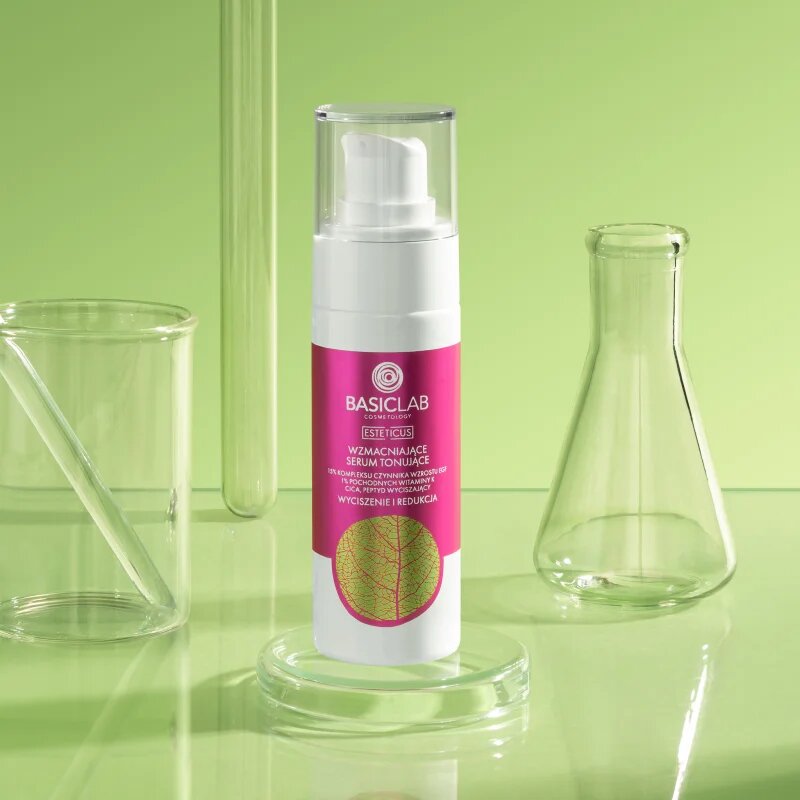 BasicLab Cosmetology Esteticus tonirani serum proti rdečici na obrazu 15% Growth Factor Complex EGF 30 ml