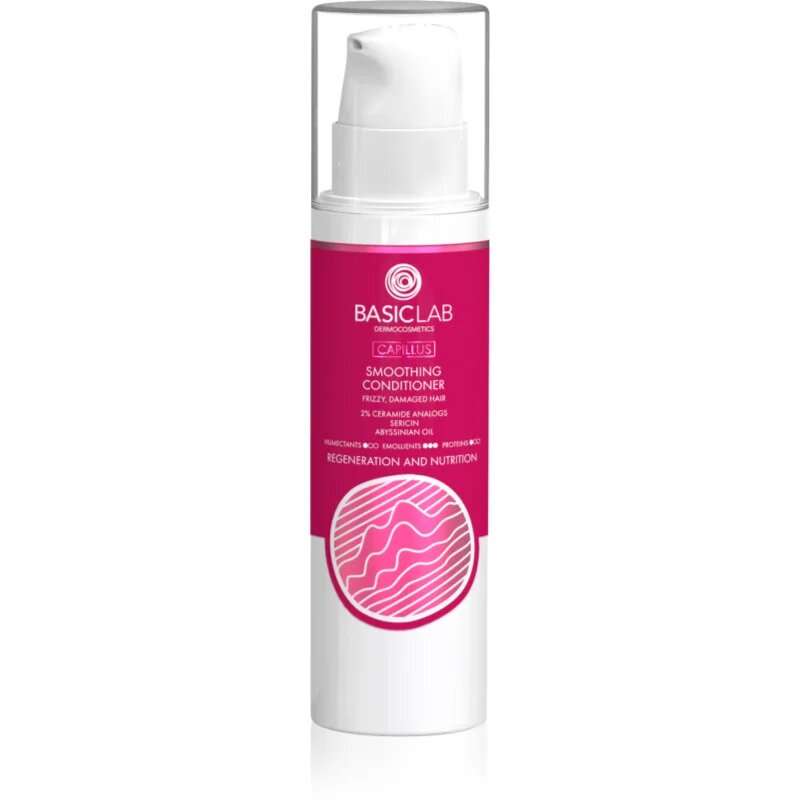 BasicLab Dermocosmetics Capillus balzam za glajenje las za neobvladljive lase 250 ml