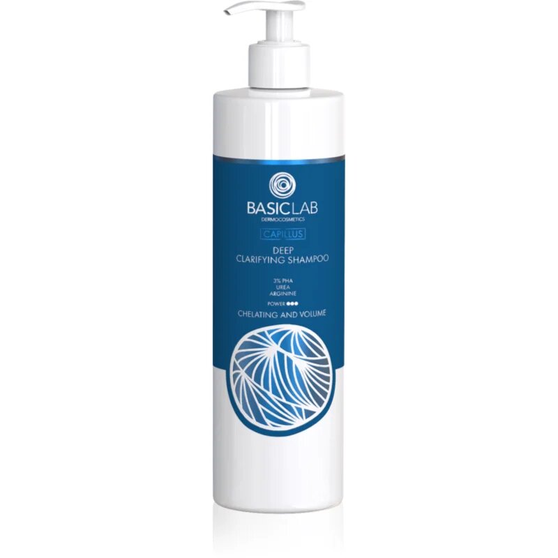 BasicLab Dermocosmetics Capillus globinsko čistilni šampon za mastno lasišče 300 ml