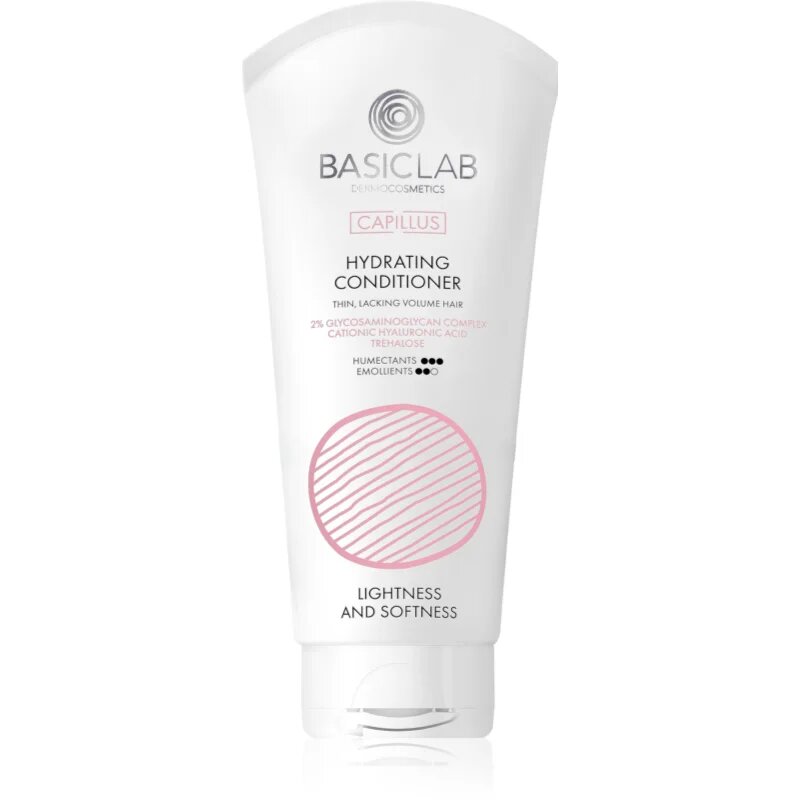 BasicLab Dermocosmetics Capillus lahek balzam z vlažilnim učinkom 100 ml