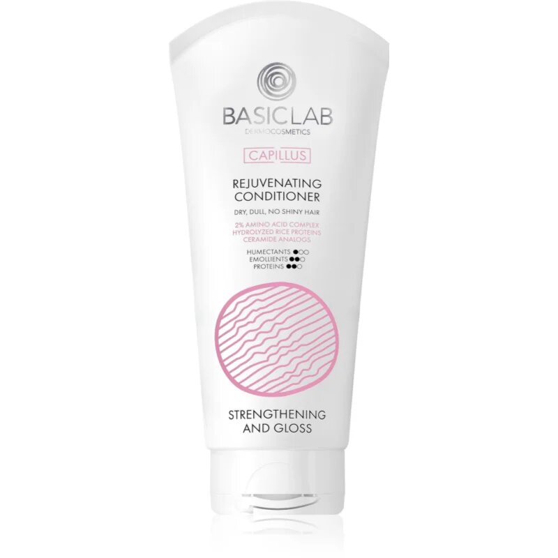 BasicLab Dermocosmetics Capillus regeneracijski balzam za močne grobe in suhe lase 100 ml