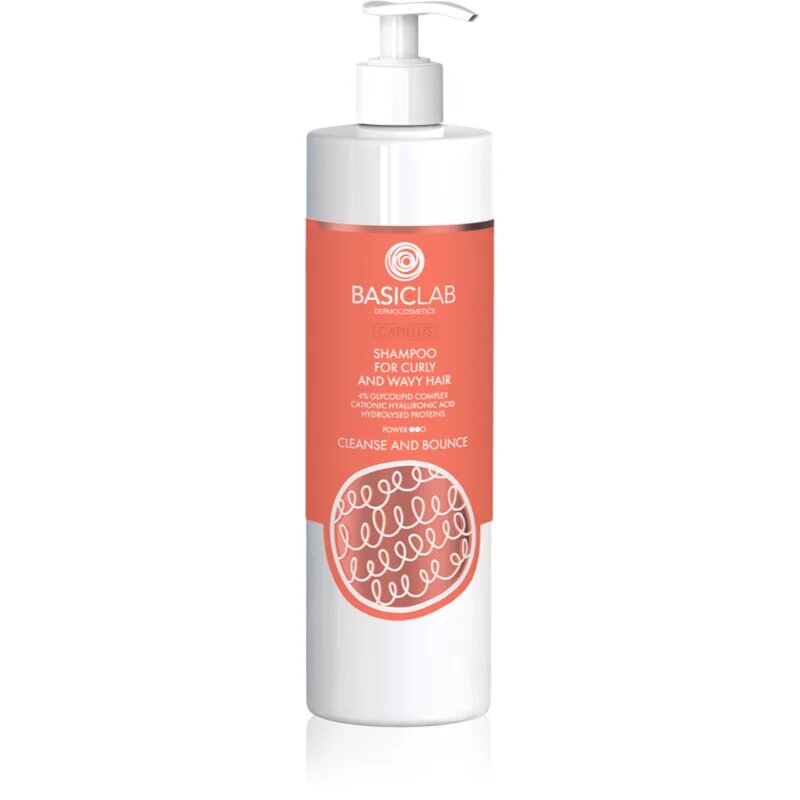 BasicLab Dermocosmetics Capillus šampon za valovite in kodraste lase 300 ml