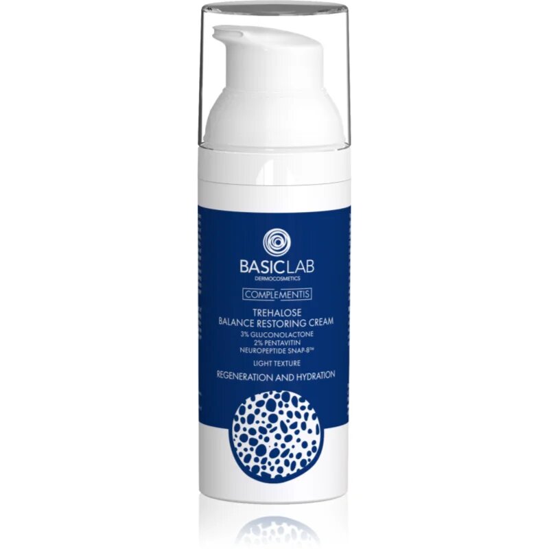 BasicLab Dermocosmetics Complementis lahka obnovitvena krema z regeneracijskim učinkom 50 ml