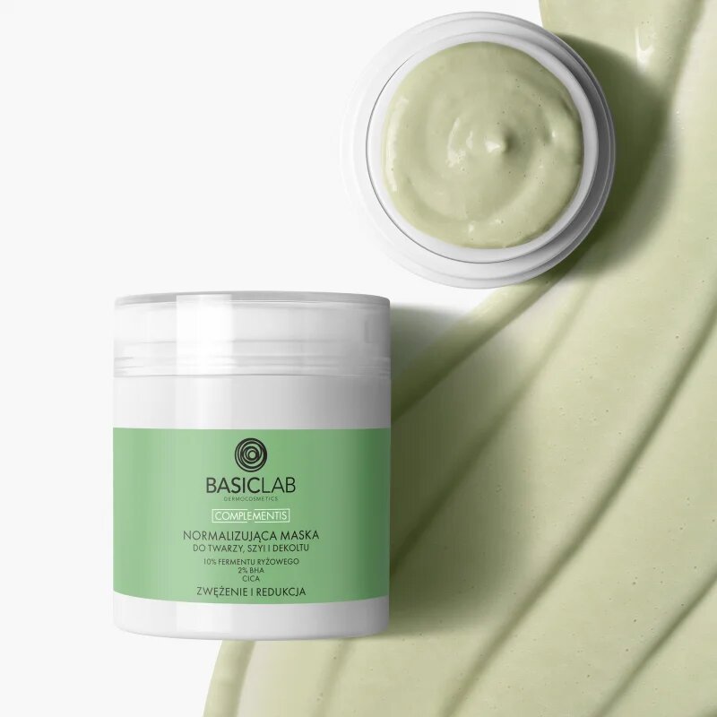 BasicLab Dermocosmetics Complementis maska za normalizacijo kože za mastno in mešano kožo 50 ml