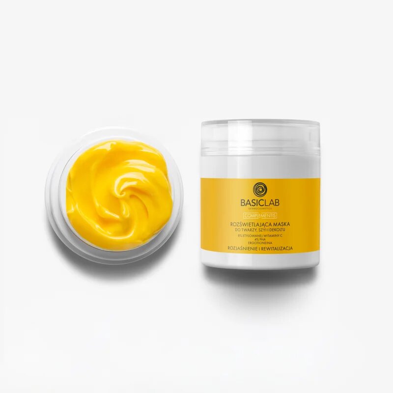 BasicLab Dermocosmetics Complementis posvetlitvena maska za nepoenoteno kožo brez sijaja 50 ml