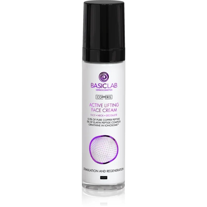 BasicLab Dermocosmetics Copperis aktivna lifting krema za noč 50 ml