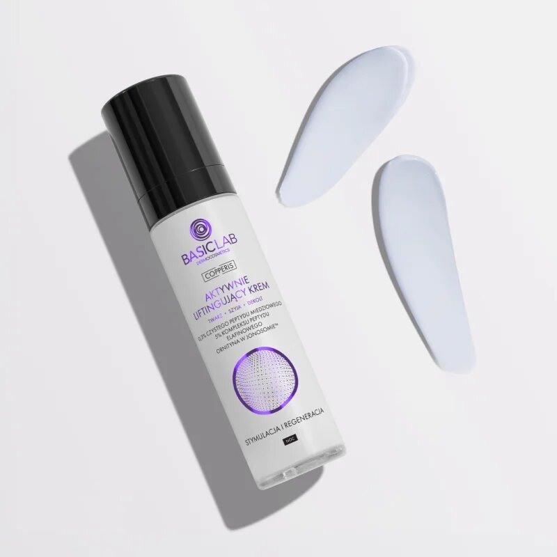 BasicLab Dermocosmetics Copperis aktivna lifting krema za noč 50 ml