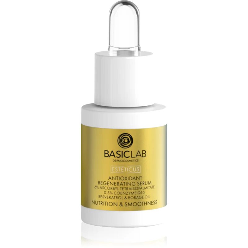 BasicLab Dermocosmetics Esteticus antioksidantni oljni serum za obraz 6% Vitamin C 15 ml