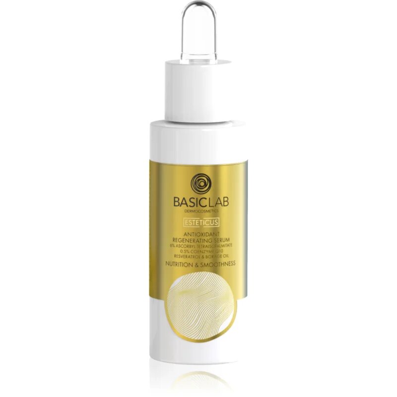 BasicLab Dermocosmetics Esteticus antioksidantni oljni serum za obraz 6% Vitamin C 30 ml