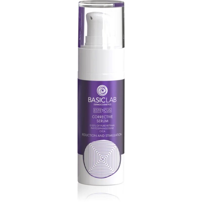 BasicLab Dermocosmetics Esteticus korekcijski serum proti pigmentnim madežem 0.05% Pure Retinal 30 ml