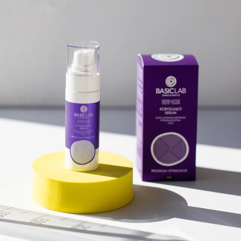 BasicLab Dermocosmetics Esteticus korekcijski serum proti pigmentnim madežem 0.05% Pure Retinal 30 ml