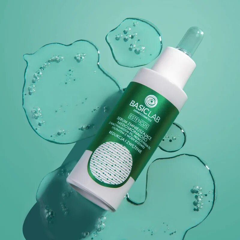 BasicLab Dermocosmetics Esteticus lahki serum za obraz za mastno in problematično kožo 30 ml