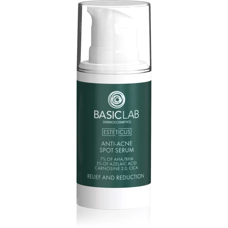 BasicLab Dermocosmetics Esteticus lokalna nega proti aknam z AHA 15 ml