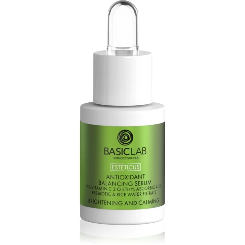 BasicLab Dermocosmetics Esteticus serum za osvetljevanje z antioksidacijskim učinkom 15% Vitamin C 15 ml