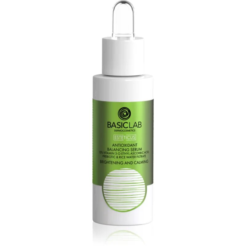 BasicLab Dermocosmetics Esteticus serum za osvetljevanje z antioksidacijskim učinkom 15% Vitamin C 30 ml