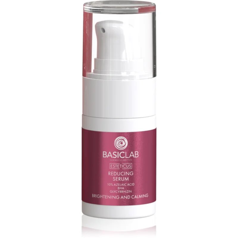 BasicLab Dermocosmetics Esteticus serum za zmanjšanje žilic in rdečice kože 10% Azelaic Acid 15 ml