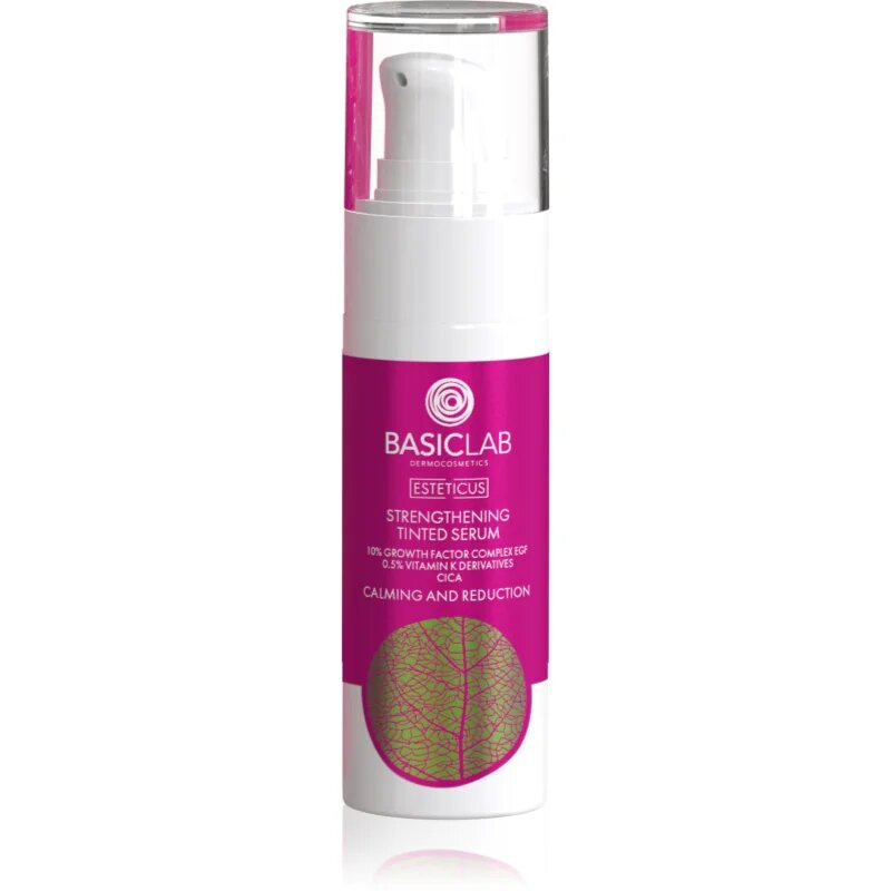 BasicLab Dermocosmetics Esteticus tonirani serum proti rdečici na obrazu 10% Growth Factor Complex EGF 30 ml