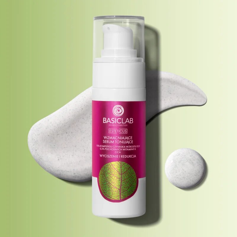 BasicLab Dermocosmetics Esteticus tonirani serum proti rdečici na obrazu 10% Growth Factor Complex EGF 30 ml