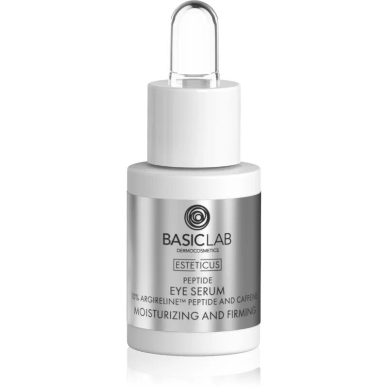 BasicLab Dermocosmetics Esteticus učvrstitveni serum za predel okoli oči s peptidi 15 ml